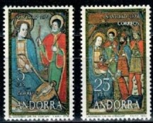 BOŻE NARODZENIE ANDORRA HISZPAŃSKA MI.118-119**