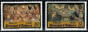 BOŻE NARODZENIE ANDORRA HISZPAŃSKA MI.142-143**