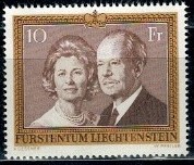 SŁAWNI LUDZIE LIECHTENSTEIN MI.614**
