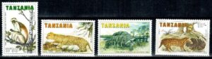 ZWIERZĘTA TANZANIA MI.258-261**