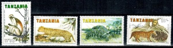 ZWIERZĘTA TANZANIA MI.258-261**