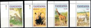 ZWIERZĘTA TANZANIA MI.328-331**