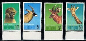 ZWIERZĘTA KENIA MI.197-200**