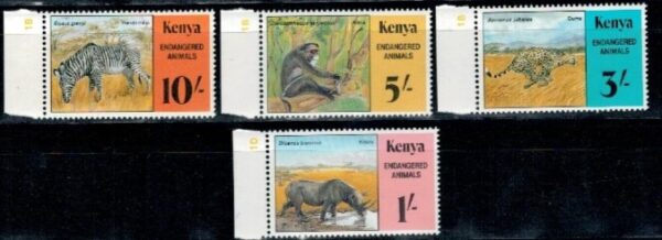 ZWIERZĘTA KENIA MI.348-351**