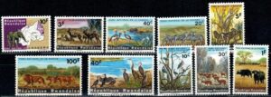 ZWIERZĘTA RWANDA MI.104-113A**