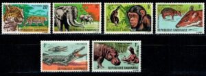 ZWIERZĘTA GABON MI.260-265**