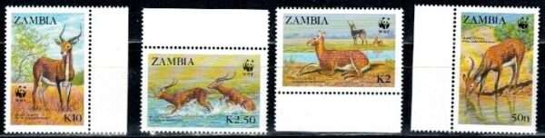 ZWIERZĘTA ZAMBIA MI.438-441**