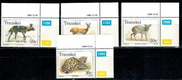 ZWIERZĘTA TRANSKEI MI.226-229**