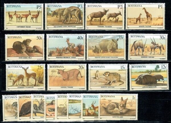 ZWIERZĘTA BOTSWANA MI.403-422**