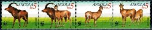 ZWIERZĘTA ANGOLA MI.799-802**