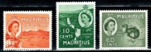 TURYSTYKA MAURITIUS MI.265-267**