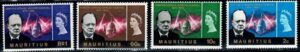 W.CHURCHILL MAURITIUS MI.287-290**