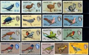 PTAKI MAURITIUS MI.268-282**X,Y