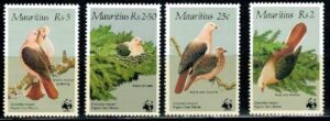 PTAKI MAURITIUS MI.609-612**
