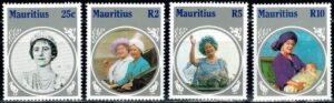 KRÓLOWA MATKA MAURITIUS MI.600-603**