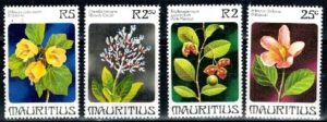 KWIATY MAURITIUS MI.507-510**