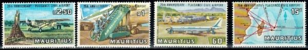 LOTNICTWO MAURITIUS MI.377-380**