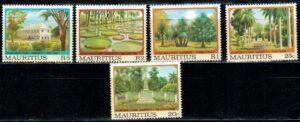 OGRODY MAURITIUS MI.489-493**