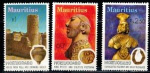 SZTUKA MAURITIUS MI.421-423**
