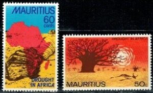 SUSZA W AFRYCE MAURITIUS MI.409-410**