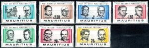 SŁAWNI LUDZIE MAURITIUS MI.519-525**