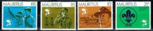 SKAUTING MAURITIUS MI.536-539**