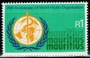 ROCZNICA ŚWIATOWEJ ORGANIZACJI ZDROWIA MAURITIUS MI.396**