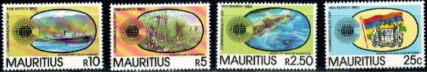 ROCZNICA MAURITIUS MI.554-557**