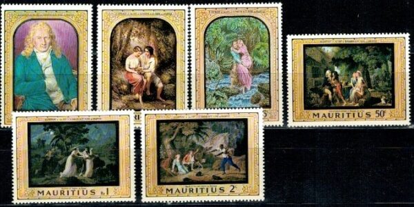 MALARSTWO MAURITIUS MI.325-330**