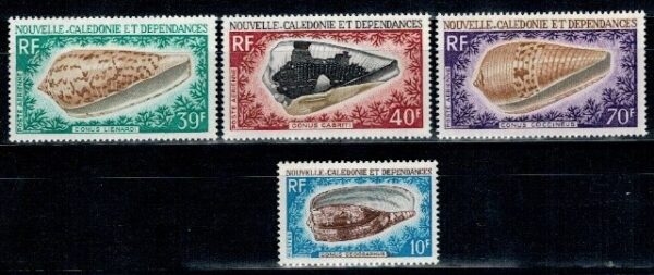 MUSZLE NOWA KALEDONIA MI.458-461**
