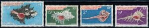 MUSZLE NOWA KALEDONIA MI.489-492**