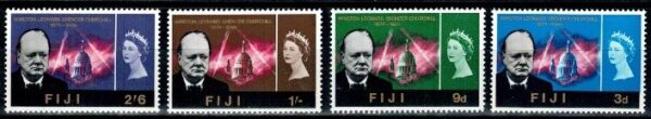 W.CHURCHILL FIJI MI.187-190**