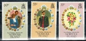 KSIĘŻNA DIANA NORFOLK MI.264-266**