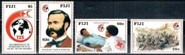 CZERWONY KRZYŻ FIJI MI.594-597**