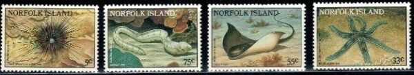 FAUNA MORSKA NORFOLK MI.377-380**
