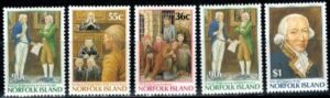 SŁAWNI LUDZIE NORFOLK MI.393-396I+II**