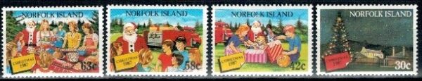 BOŻE NARODZENIE NORFOLK MI.425-428**