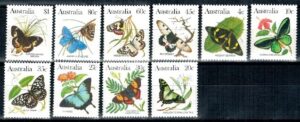 MOTYLE AUSTRALIA MI.839-848**