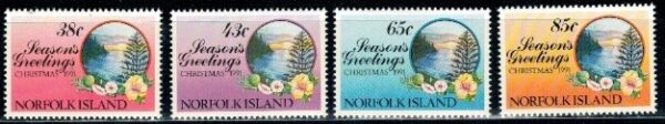 BOŻE NARODZENIE NORFOLK MI.512-515**