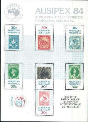 DZIEŃ ZNACZKA AUSTRALIA MI.BL.7** Z PRYWATNYM NADRUKIEM NR1