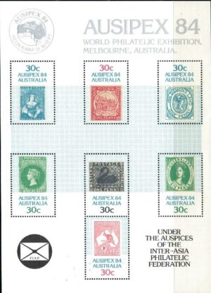 DZIEŃ ZNACZKA AUSTRALIA MI.BL.7** Z PRYWATNYM NADRUKIEM NR2