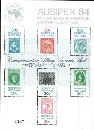 DZIEŃ ZNACZKA AUSTRALIA MI.BL.7** Z PRYWATNYM NADRUKIEM NR3