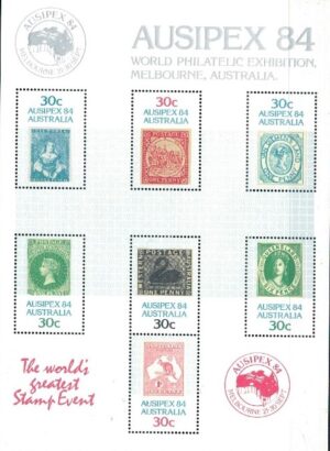 DZIEŃ ZNACZKA AUSTRALIA MI.BL.7** Z PRYWATNYM NADRUKIEM NR4