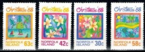 BOŻE NARODZENIE NORFOLK MI.443-446**