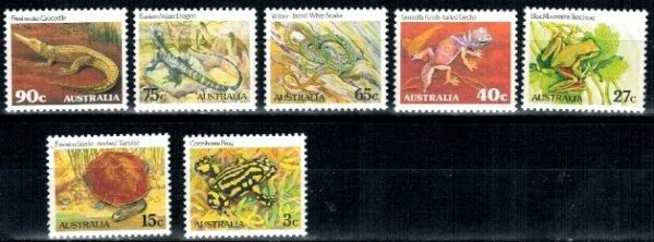 GADY I PŁAZY AUSTRALIA MI.781-787**