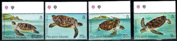 ŻÓŁWIE PITCAIRN MI.274-277**