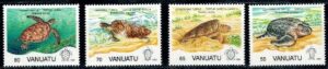 ŻÓŁWIE VANUATU MI.901-904**