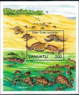 ŻÓŁWIE VANUATU MI.BL.19**