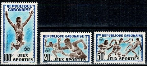 OLIMPIADA LETNIA GABON MI.172-174**