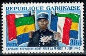 OFICER ARMII FRANCUSKIEJ GABON MI.180**
